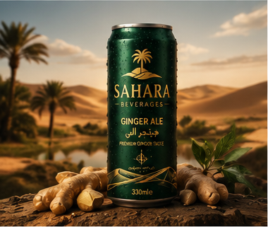 SAHARA Ginger Ale campaign image